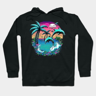 Dolphin Sunset Hoodie